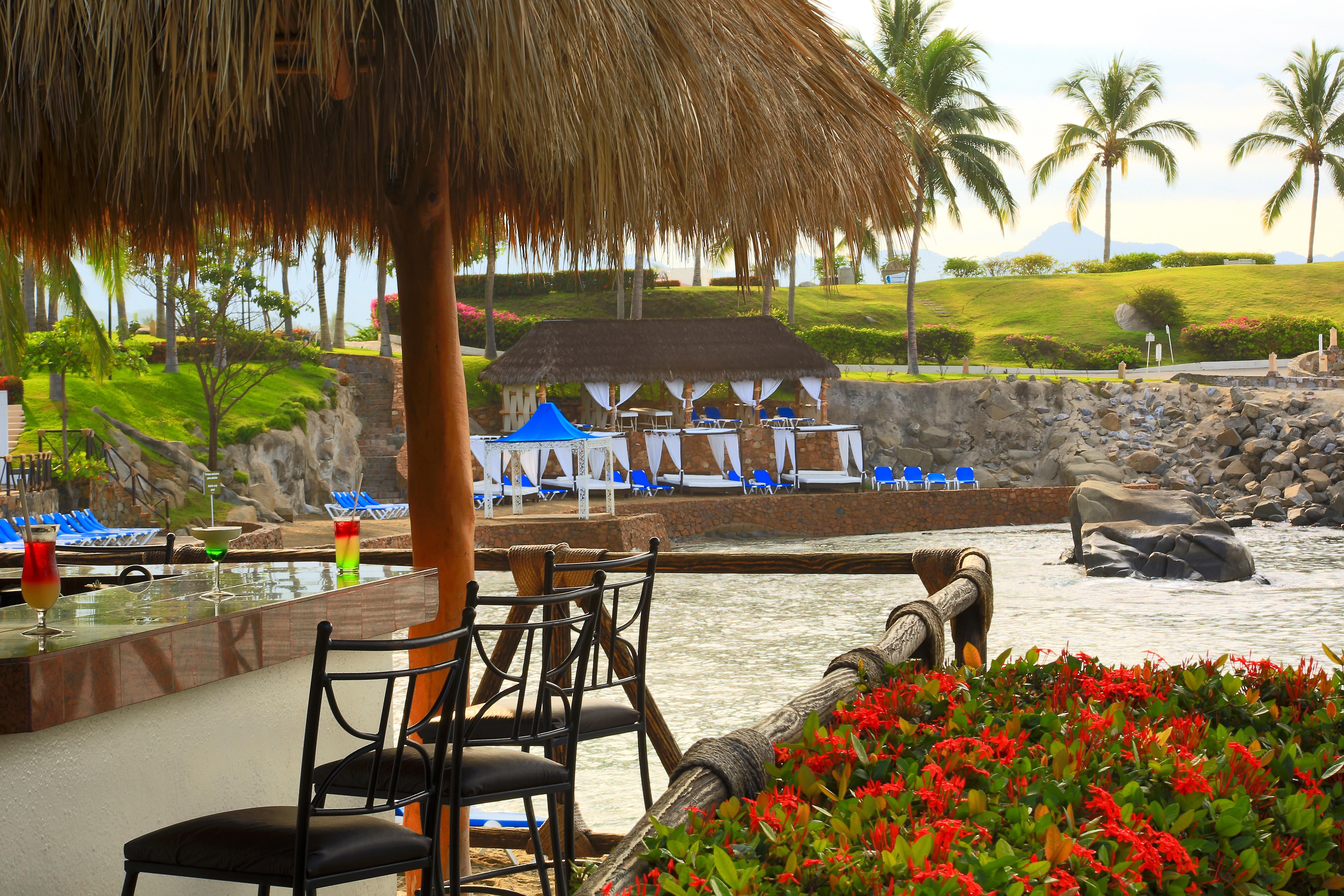 فندق بارسيلو كارمينا - شامل الكل مانزانيلو المظهر الخارجي الصورة The swim-up bar at the Sheraton Vallarta.